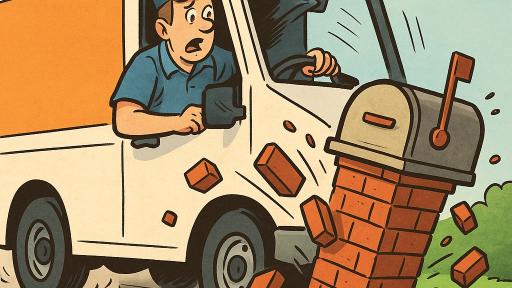 Driveway Damage and a Delivery Dodge: When Accountability Rolls In Late