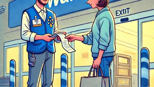 Walmart Receipt Checks Are Common –  But Are They Legal?