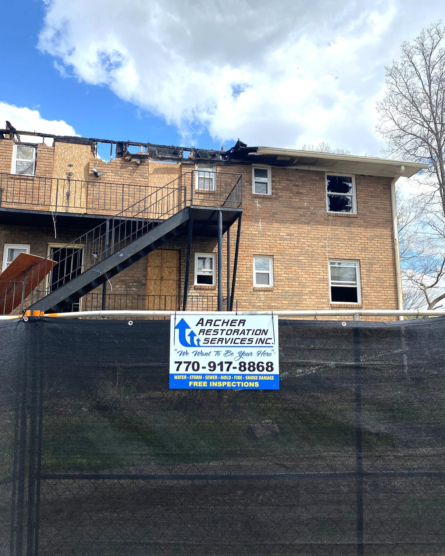 Archer Restoration Services Commercial-Fire Damage Restoration photo