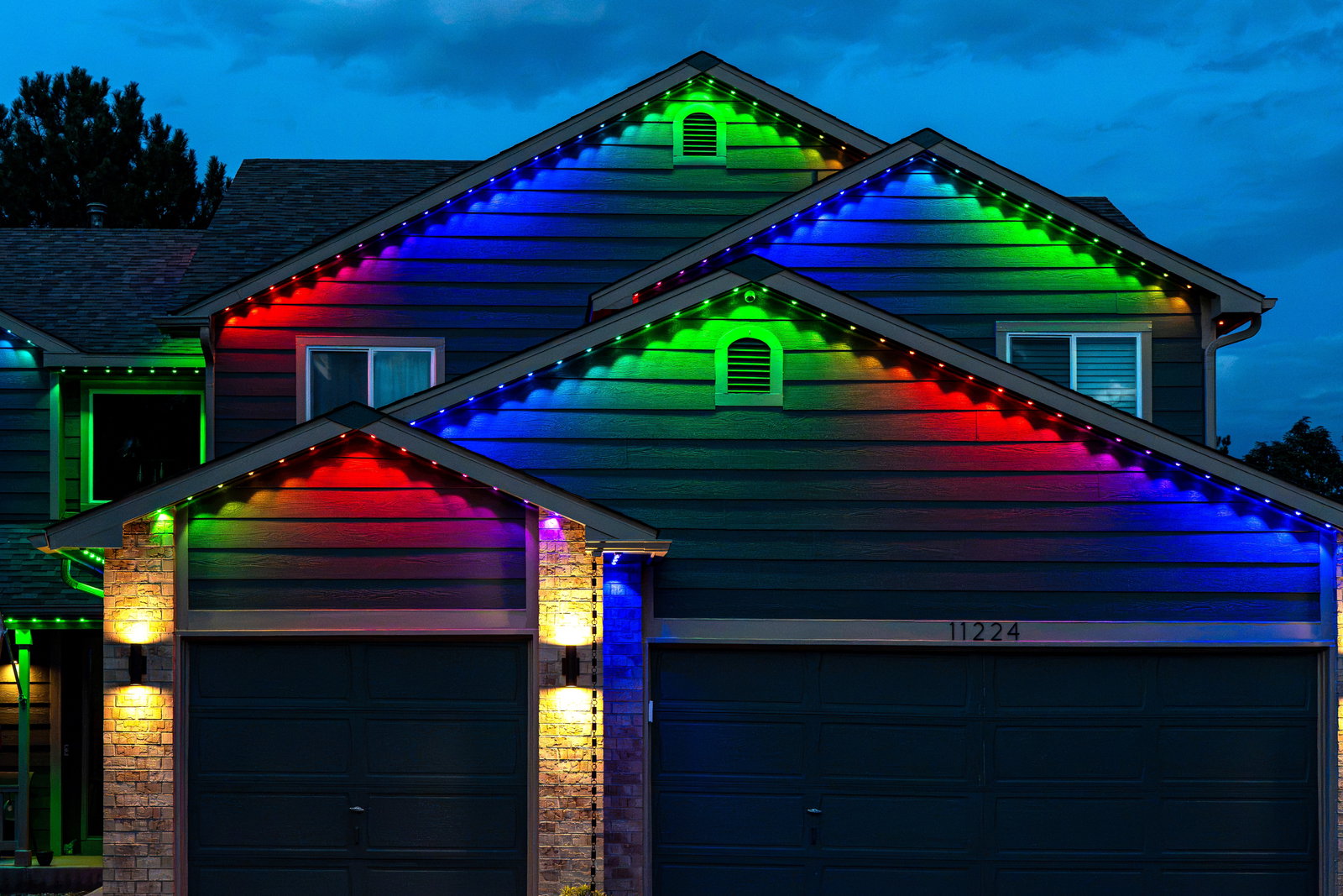 Intuitive AV - Permanent Holiday Lighting photo