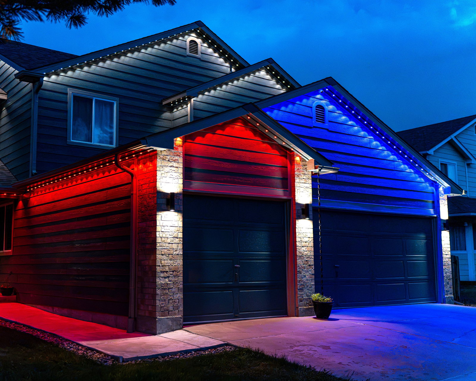 Intuitive AV - Permanent Holiday Lighting photo